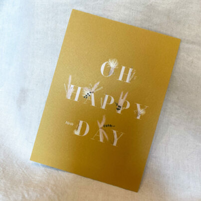 Carte "Oh Happy (birth)Day !"